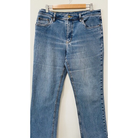 L.L. Bean Jeans 16 Womens Straight Leg Mid-High Rise Jeans 32x27 Jeans Straight - Picture 2 of 11